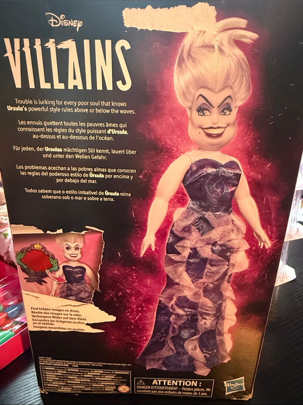 New Disney Ursula Doll - Purple and Black - Picture 2 of 2